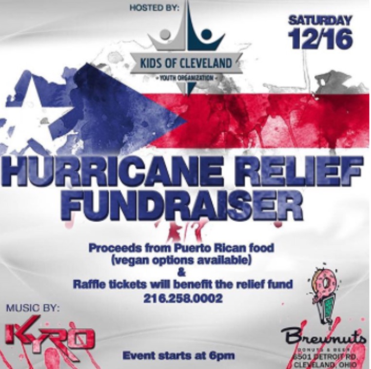 Hurricane Relief Fundraiser ( Saturday December 16th 2017)